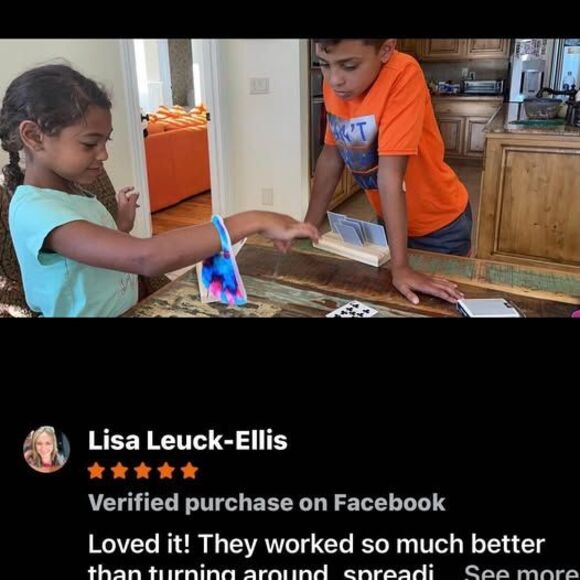 Handmade Playing Card Holders Set Of 4 - Picture 10 of 10